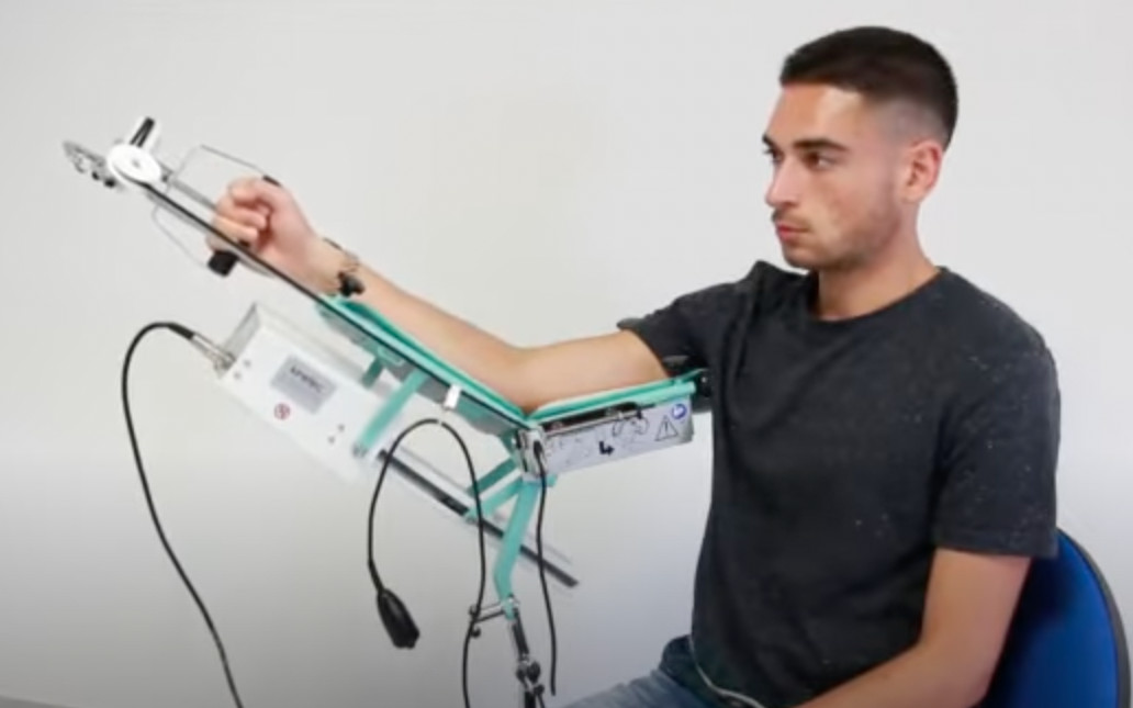 Kinetec 6080™ elbow CPM - unit & patient set up